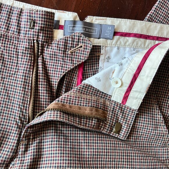 Hawkings McGill Pre love Plaid Pants Classic Fit 34"x32.5 - Picture 7 of 8